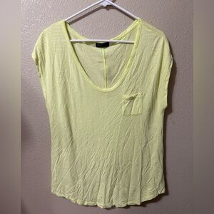 GAP Yellow/White Striped Women’s Top M